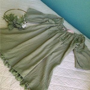 NWT Umgee Boho Fringe Swing Dress